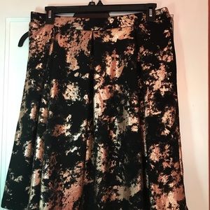 Elegant madison 2xl skirt black and rose gold